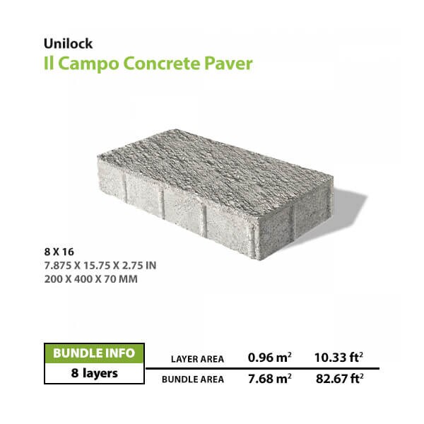 Unilock Il Campo Concrete Paver